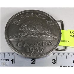MADE IN USA CANADA 5CENT BELT BUCKLE