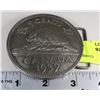 Image 1 : MADE IN USA CANADA 5CENT BELT BUCKLE