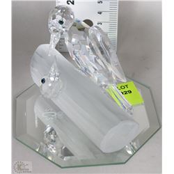 SWAROVSKI CRYSTAL WOODPECKERS ORNAMENT