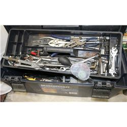 LARGE MASTERCRAFT TOOL BOX WITH CONTENTS