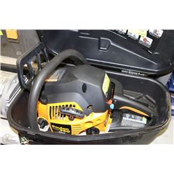POULAN PRO 35CC GAS CHAINSAW WITH CASE