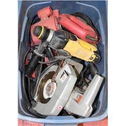 TOTE OF POWER TOOLS