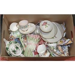 22PCS OF MIXED CHINA INCL ROYAL,QUEEN ANNE, ROYAL