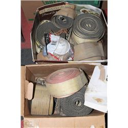 2 BOXES OF HEAVY HAULER STRAPS