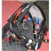 Image 1 : HUSKY ELECTRICIANS TOOL BAG WITH TOOLS