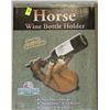 Image 1 : NEW IN BOX HORSE WINE BOTTLE HOLDER BY RIVERS EDGE