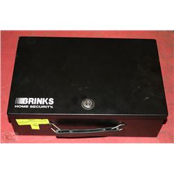 BRINKS HOME SECURITY LOCK BOX WITH KEYS