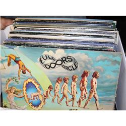 34 VINTAGE ROCK VINYL LP RECORDS W/OVER