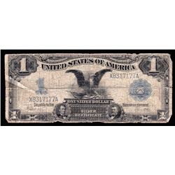 1899 $1 Black Eagle Silver Certificate Note