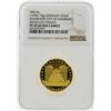 Image 1 : 1990 10g Germany Gold Hamburg Sister City Osaka Medal NGC Graded PF69 Ultra Came