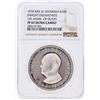 Image 1 : 1970 Dwight Eisenhower 1st Anniversary of Death NGC Graded PF67 Ultra Cameo