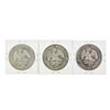 Image 2 : Set of (3) Mexico 8 Reales Silver Coins