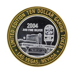 .999 Silver Clubs $10 Casino Gaming Token Limited Edition