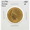 Image 1 : 1910-D $10 Indian Head Eagle Gold Coin