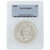 Image 1 : 1896 $1 Morgan Silver Dollar Coin PCGS MS63
