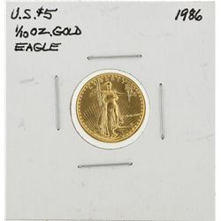 1986 $5 American Gold Eagle Coin