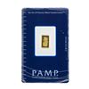 Image 1 : Suisse 1 Gram Fine Gold Pamp Gold Bar