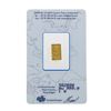 Image 2 : Suisse 1 Gram Fine Gold Pamp Gold Bar