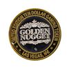 Image 2 : .999 Silver Golden Nugget Las Vegas $10 Casino Gaming Token Limited Edition