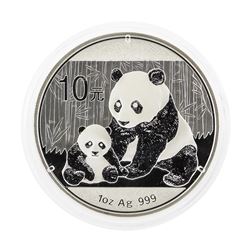 2012 10 Yuan China Silver Panda Coin