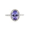 Image 2 : 14KT White Gold 2.32ct Tanzanite and Diamond Ring