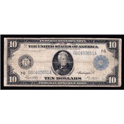 1914 $10 Large Size Federal Reserve Note