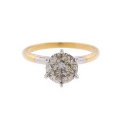 14KT Yellow Gold 2.04ct Brilliant Cut Diamond Solitaire Ring