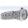 Image 4 : Rolex Ladies Stainless Steel Slate Grey Diamond And White Gold Datejust Wristwat