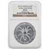 Image 1 : 2015P $1 Australia Funnel Web Spider Silver Coin NGC MS69