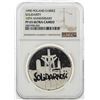 Image 1 : 1990 Poland 100K Zlotych Silver Coin NGC PF65 Ultra Cameo
