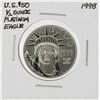 Image 1 : 1998 $50 Platinum American Liberty Eagle Coin