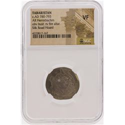 Tabaristan AD 780-793 Hemidrachm Silver Coin NGC Graded VF