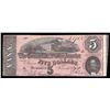 Image 1 : 1864 $5 The Confederate States of America Note