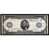 Image 1 : 1914 $5 Large Size Federal Reserve Note