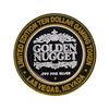 Image 2 : .999 Silver Golden Nugget Las Vegas $10 Casino Gaming Token Limited Edition