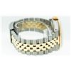Image 2 : Rolex Mens Two Tone 2.95CT Princess Cut Maroon Diamond Datejust Wristwatch