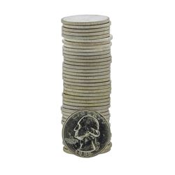 Roll of (40) 1955-D Brilliant Uncirculated Washington Silver Quarters