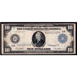 1914 $10 Large Size Federal Reserve Note