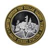 Image 1 : .999 Silver Main Street Station Casino $10 Casino Gaming Token Limited Edition