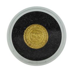1 gram .999 Fine Gold Coin