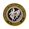 Image 2 : .999 Silver Pioneer Hotel & Gambling Hall $10 Casino Limited Edition Gaming Toke