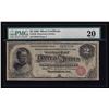 Image 1 : 1886 $2 Silver Certificate Note PMG VF20