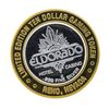 Image 1 : .999 Silver Eldorado Hotel and Casino $10 Casino Gaming Token Limited Edition