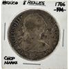 Image 1 : 1786-FM Mexico 8 Reales Silver Coin with Chop Marks