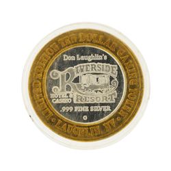 .999 Silver Riverside Resort Hotel & Casino $10 Casino Limited Edition Gaming To
