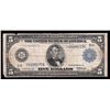 Image 1 : 1914 $5 Large Size Federal Reserve Note