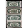 Image 2 : Lot of (4) 1953/A/B/C $2 Legal Tender Notes