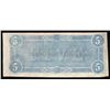 Image 2 : 1864 $5 The Confederate States of America Note