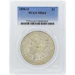 1898-O $1 Morgan Silver Dollar Coin PCGS MS64