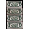 Image 2 : Lot of (4) 1953/A/B/C $2 Legal Tender Notes